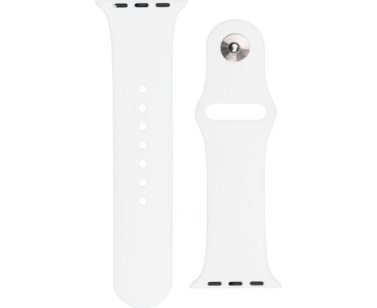Fusion Silicone pulksteņa siksniņa Apple Watch 8 | 7 | 6 | 5 | 4 | 3 | 2 | SE (45 | 44 | 42mm) balts