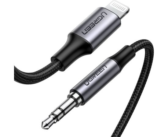 Ugreen MFI Lightning - 3,5 mm mini jack audio cable AUX headphones adapter gray (70509)