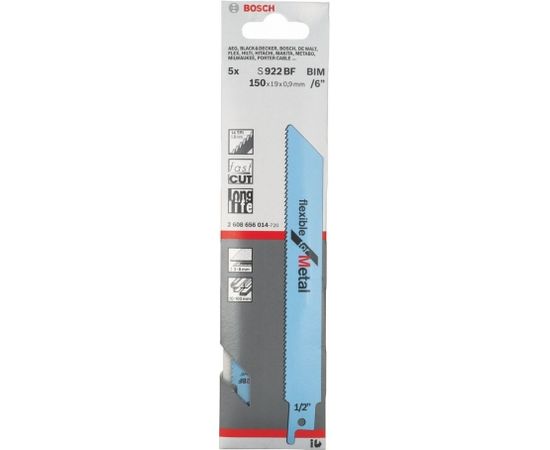 Bosch Saber saw blade S 922 BF 5 pieces