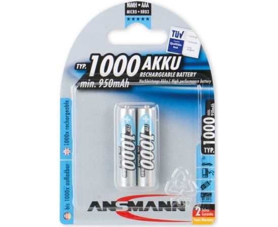 Ansmann 2xAAA NM 1.2V/ 1000mAh