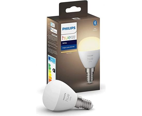 Philips HUE White Teardrop P45 E14, LED bulb (replaces 40 Watt)