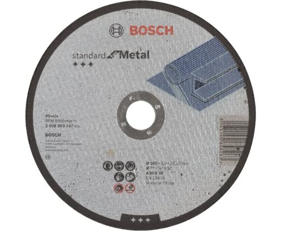 Bosch cutting disc Standard for Metal 180 x 3.0 mm (A 30 S BF)