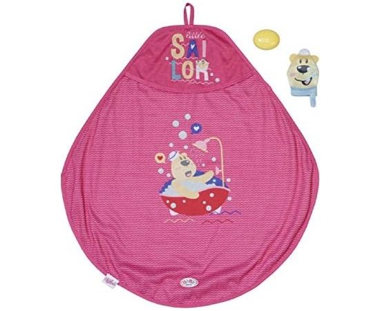 ZAPF Creation BABY born Bath Hooded Towel & S - 830635 Куклы и аксессуары
