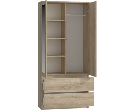 Top E Shop Topeshop SS-90 SON LUS KPL bedroom wardrobe/closet 5 shelves 2 door(s) Oak