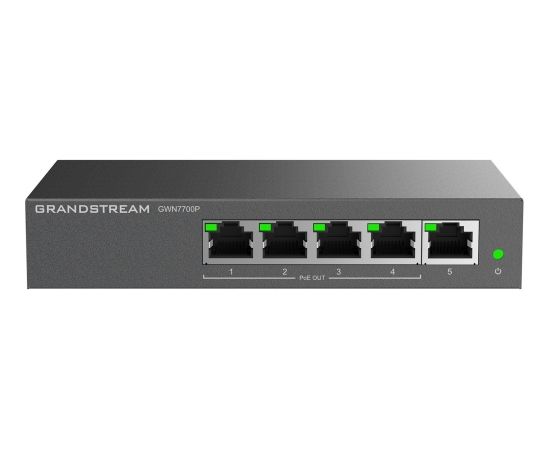 Grandstream GWN 7700P 5xGbE, 4xPOE, unmanaged switch