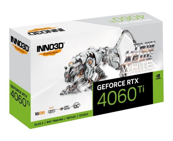 Karta graficzna INNO3D GeForce RTX 4060 Ti Twin X2 OC WHITE 16GB