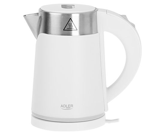 Adler AD 1372 Balta Elektriskā tējkanna 0.6L 800W