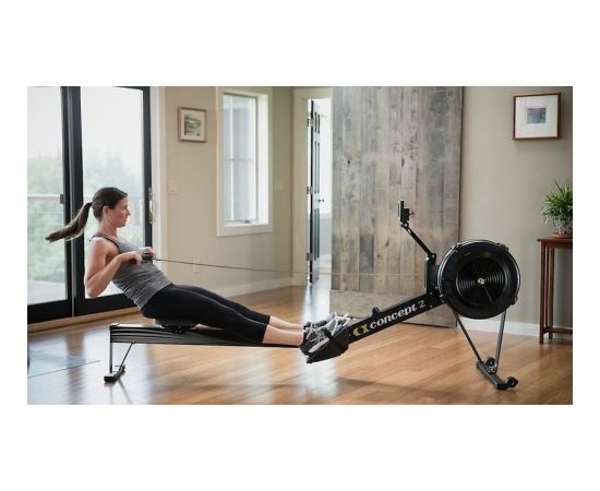 Concept2 RowErg airēšanas trenažieris, melns