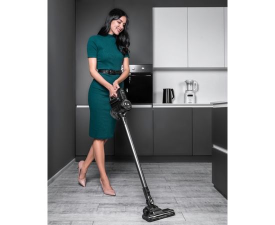 AENO Cordless vacuum cleaner SC1: electric turbo brush, LED lighted brush, resizable and easy to maneuver, washable MIF filter
