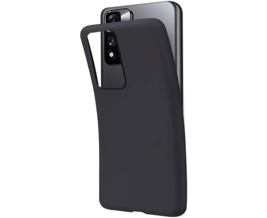 Fusion soft matte silikona aizsargapvalks Xiaomi Redmi Note 11 4G | 11S melns