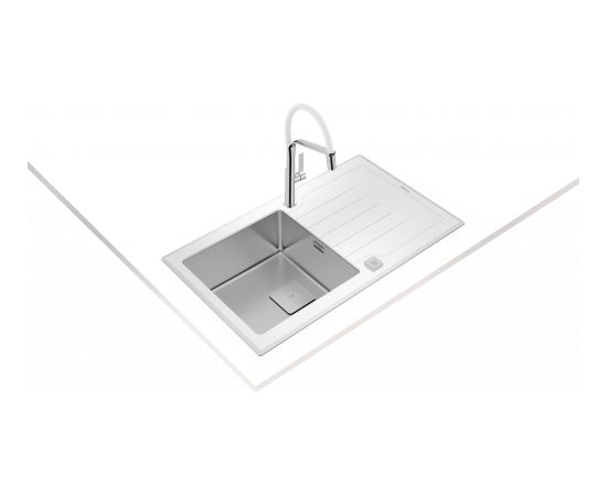 Sink Teka Diamond RS15 1B 1D white