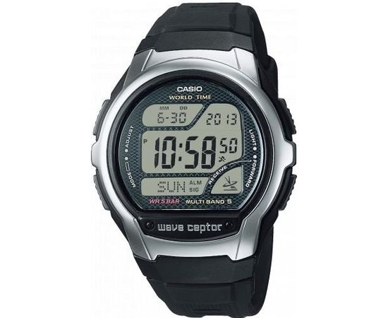 Casio WV-58R-1AEF watch Wrist watch Male Black, Stainless steel Black