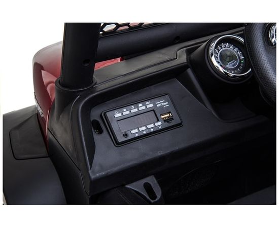 Bērnu vienvietīgs elektromobilis  Mercedes Unimog S, melns Детский электромобиль