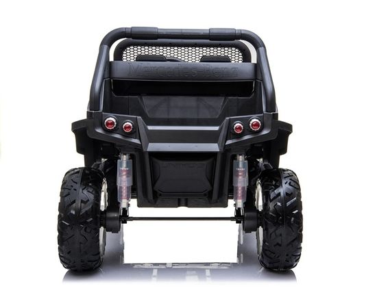 Bērnu vienvietīgs elektromobilis  Mercedes Unimog S, melns Детский электромобиль