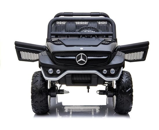Bērnu vienvietīgs elektromobilis  Mercedes Unimog S, melns Детский электромобиль