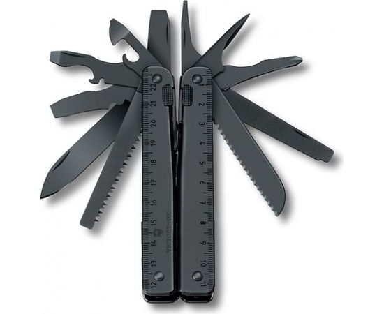 Victorinox SwissTool Burnished multi-instruments, melns