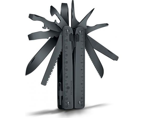 Victorinox SwissTool Burnished multi-instruments, melns