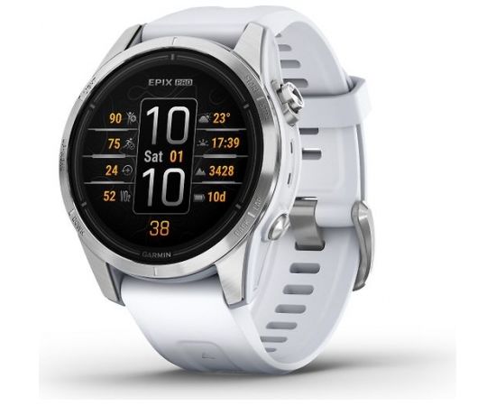 Garmin Epix Pro sporta pulkstenis, 42 mm, balts
