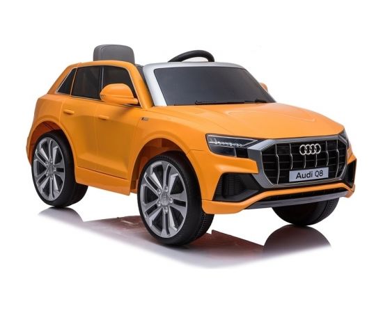 Lean Sport Audi Q8 JJ2066, dzeltens lakots Elektromobilis bērniem