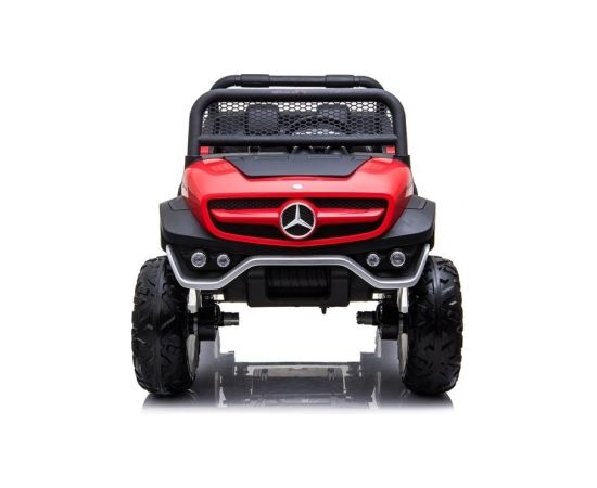 Lean Sport Elektriskā apvidus automašīna Mercedes Unimog 4 x 4, sarkanā krāsā