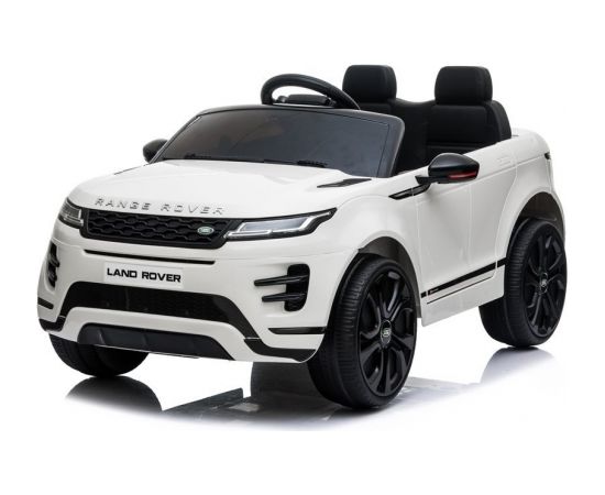 Lean Sport Range Rover Evoque, baltā krāsā Elektriskā apvidus automašīna Детский электромобиль