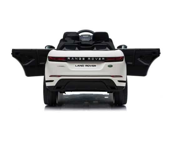 Lean Sport Range Rover Evoque, baltā krāsā Elektriskā apvidus automašīna Детский электромобиль