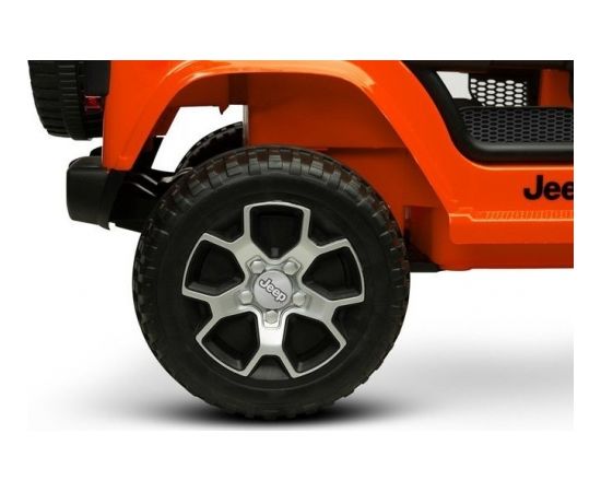 Vienvietīgs bērnu elektromobilis Toyz Jeep Rubicon, oranžs