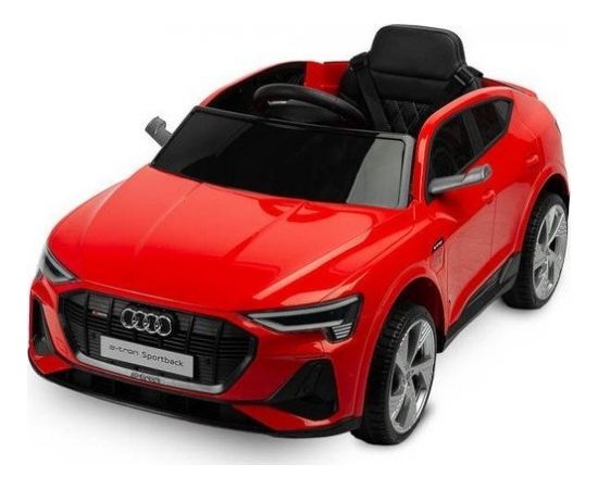 Toyz Audi E-tron Sportback, sarkans Vienvietīgs bērnu elektromobilis