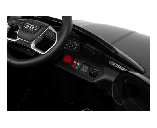 Toyz Audi E-tron Sportback, melns Vienvietīgs bērnu elektromobilis