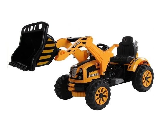 Lean Sport Elektromobilis traktors-ekskavators ar kausu, oranžs