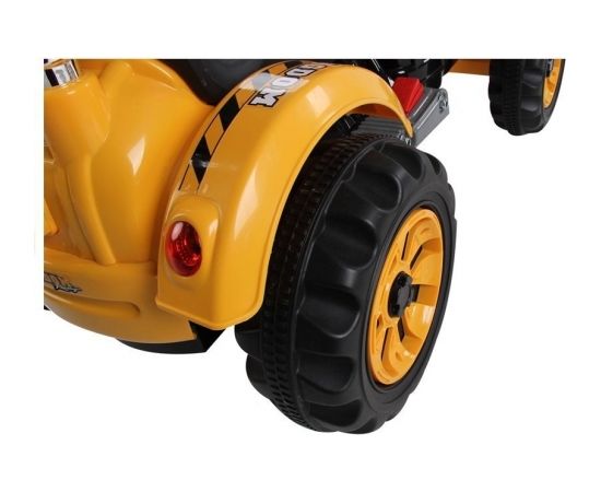 Lean Sport Elektromobilis traktors-ekskavators ar kausu, oranžs