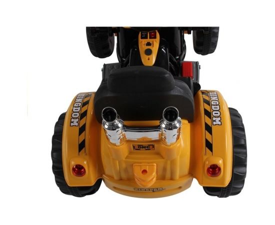 Lean Sport Elektromobilis traktors-ekskavators ar kausu, oranžs