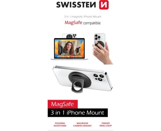 Swissten 3in1 MagStick iPhone Mount Держатель
