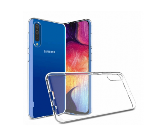 (Ir veikalā) Back Case 0.3 mm Izturīgs Silikona Aizsargapvalks Priekš Samsung A705 Galaxy A70 Caurspīdīgs