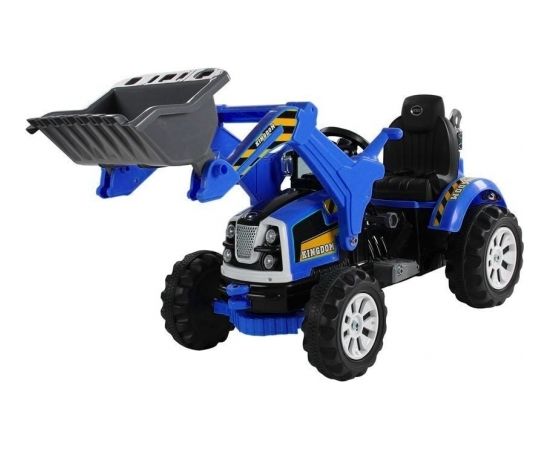 Lean Sport Elektromobilis traktors-ekskavators ar kausu, zils