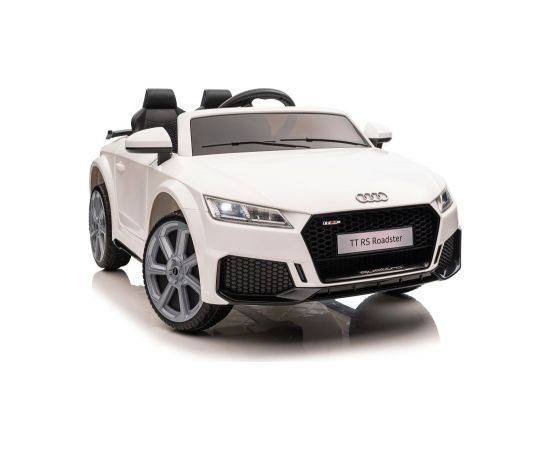 Lean Cars Audi TTRS vienvietīgs elektroauto bērniem, balts Bērnu elektriskās automašīnas