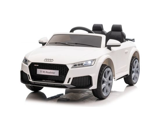 Lean Cars Audi TTRS vienvietīgs elektroauto bērniem, balts Bērnu elektriskās automašīnas