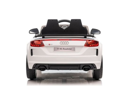 Lean Cars Audi TTRS vienvietīgs elektroauto bērniem, balts Bērnu elektriskās automašīnas
