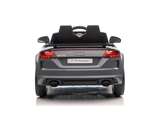 Lean Cars Audi TTRS vienvietīgs bērnu elektroauto, pelēks