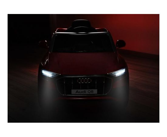 Toyz Audi RS Q8, sarkans Vienvietīgs bērnu elektromobilis