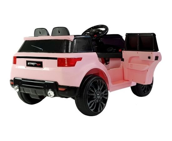 Lean Cars HL1638 divvietīgs elektromobilis bērniem, rozā