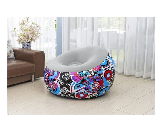 Inflatable Armchair Graffiti 112 x 112 x 66 cm Bestway 75111