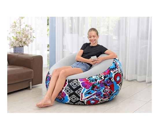 Inflatable Armchair Graffiti 112 x 112 x 66 cm Bestway 75111