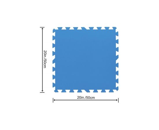 Foam Mat Under The Pool 50 x 50 cm Blue Bestway 58220