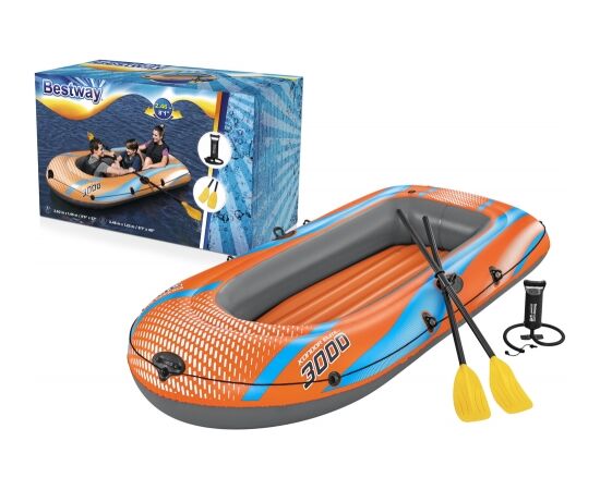 Inflatable Boat 3 Seater 246 x 122 cm Bestway 61145