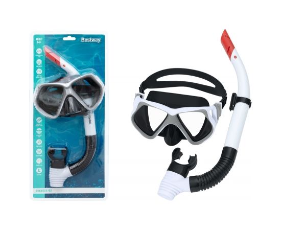 Diving Set White Mask Snorkel Bestway 24069