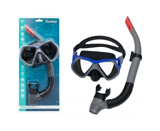 Diving Set Black Mask Snorkel Bestway 24069