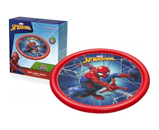 Inflatable Paddling Pool Mat With Fountain Spider-man 165 cm Bestway 98792