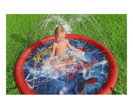 Inflatable Paddling Pool Mat With Fountain Spider-man 165 cm Bestway 98792