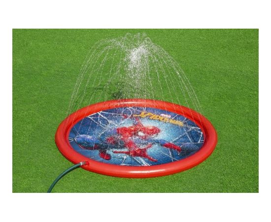 Inflatable Paddling Pool Mat With Fountain Spider-man 165 cm Bestway 98792